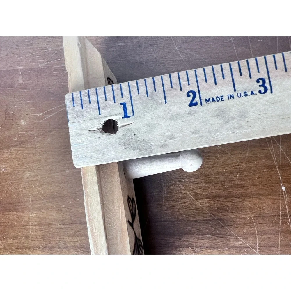 Wood‎ Peg Rack Pegs Wall Hanging Jewelry Keys Ginkgo Art